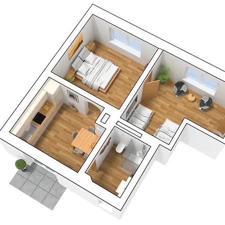 Ferienwohnung Cassiopeia Harzgerode Buitenkant foto